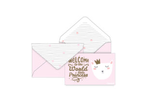 Buste e biglietti "Love my Family" - Princess