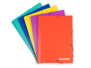 Cartellina 3 lembi Fluo con elastico
