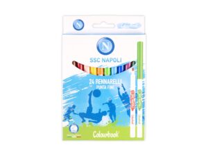 Pennarelli lavabili per bambini 24 colori - SSC Napoli