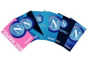 Quaderno a spirale A4 SSC Napoli - Righe medie e superiori