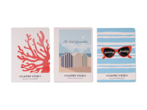 Set 3 mini quaderni - Capri Vice