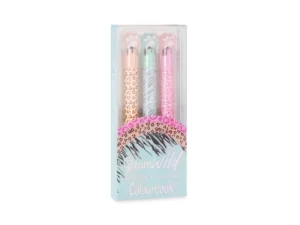 evidenziatore con timbro gleam wild. set da 3 pezzi.