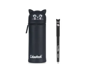 Astuccio Goommy Pets Black Cat + Penna Cancellotta Nera
