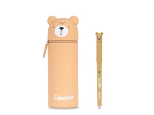 Astuccio Goommy Pets Teddy + Penna Cancellotta Verde