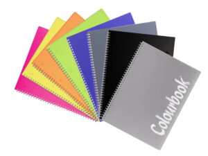 Quaderno a spirale A4 Fluo senza fori - Quadretti 5 millimetri senza margine